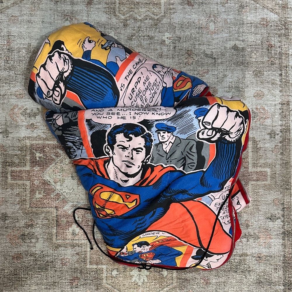 Vintage Superman Full Size Sleeping Bag